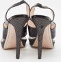 Versace Pre-owned Leather sandals Black Dames - Thumbnail 5