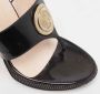 Versace Pre-owned Leather sandals Black Dames - Thumbnail 7