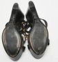 Versace Pre-owned Leather sandals Black Dames - Thumbnail 6