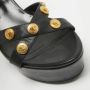 Versace Pre-owned Leather sandals Black Dames - Thumbnail 7