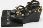 Versace Pre-owned Leather sandals Black Dames - Thumbnail 9