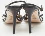 Versace Pre-owned Leather sandals Black Dames - Thumbnail 6