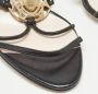 Versace Pre-owned Leather sandals Black Dames - Thumbnail 9