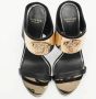 Versace Pre-owned Leather sandals Black Dames - Thumbnail 3