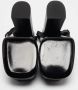 Versace Pre-owned Leather sandals Black Dames - Thumbnail 6