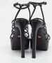 Versace Pre-owned Leather sandals Black Dames - Thumbnail 4