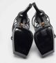 Versace Pre-owned Leather sandals Black Dames - Thumbnail 5