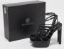 Versace Pre-owned Leather sandals Black Dames - Thumbnail 8