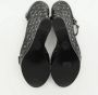 Versace Pre-owned Leather sandals Black Dames - Thumbnail 6