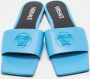 Versace Pre-owned Leather sandals Blue Dames - Thumbnail 3