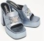 Versace Pre-owned Leather sandals Gray Dames - Thumbnail 4