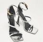 Versace Pre-owned Leather sandals Gray Dames - Thumbnail 3