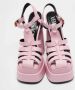 Versace Pre-owned Leather sandals Pink Dames - Thumbnail 3