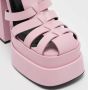 Versace Pre-owned Leather sandals Pink Dames - Thumbnail 8