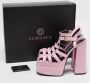 Versace Pre-owned Leather sandals Pink Dames - Thumbnail 9