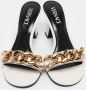 Versace Pre-owned Leather sandals White Dames - Thumbnail 2