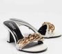 Versace Pre-owned Leather sandals White Dames - Thumbnail 3