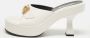 Versace Pre-owned Leather sandals White Dames - Thumbnail 3