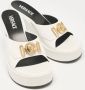 Versace Pre-owned Leather sandals White Dames - Thumbnail 5