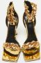 Versace Pre-owned Leather sandals Yellow Dames - Thumbnail 3