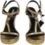 Versace Pre-owned Leather sandals Yellow Dames - Thumbnail 2