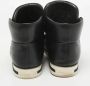 Versace Pre-owned Leather sneakers Black Heren - Thumbnail 5