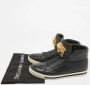 Versace Pre-owned Leather sneakers Black Heren - Thumbnail 9