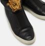 Versace Pre-owned Leather sneakers Black Heren - Thumbnail 7