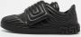 Versace Pre-owned Leather sneakers Black Heren - Thumbnail 2