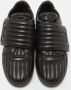 Versace Pre-owned Leather sneakers Black Heren - Thumbnail 3