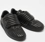 Versace Pre-owned Leather sneakers Black Heren - Thumbnail 4