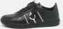 Versace Pre-owned Leather sneakers Black Heren - Thumbnail 2