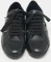 Versace Pre-owned Leather sneakers Black Heren - Thumbnail 3