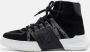 Versace Pre-owned Leather sneakers Black Heren - Thumbnail 2