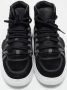 Versace Pre-owned Leather sneakers Black Heren - Thumbnail 3