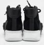 Versace Pre-owned Leather sneakers Black Heren - Thumbnail 5