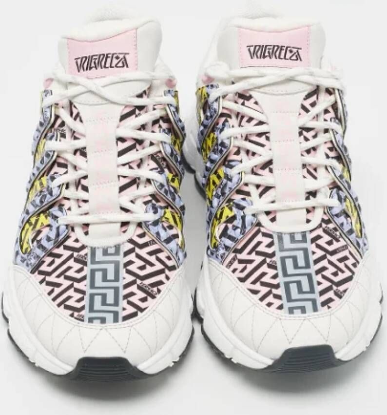 Versace Pre-owned Leather sneakers Multicolor Dames