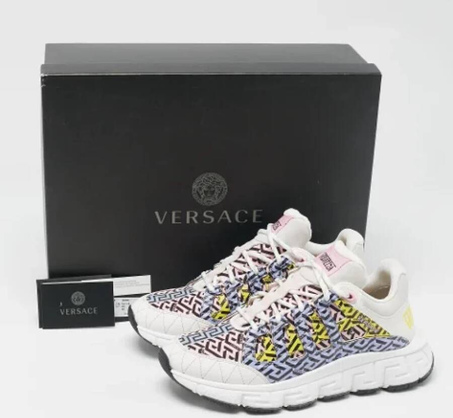 Versace Pre-owned Leather sneakers Multicolor Dames