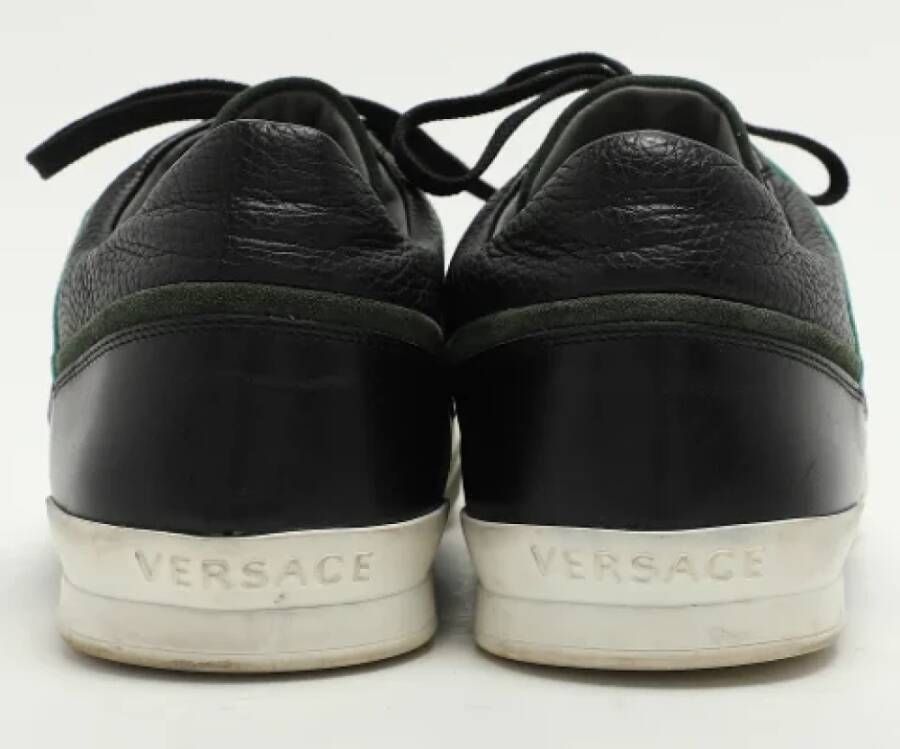 Versace Pre-owned Leather sneakers Multicolor Heren