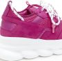 Versace Pre-owned Leather sneakers Pink Dames - Thumbnail 8