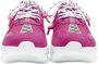 Versace Pre-owned Leather sneakers Pink Heren - Thumbnail 3