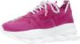 Versace Pre-owned Leather sneakers Pink Heren - Thumbnail 4