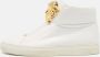 Versace Pre-owned Leather sneakers White Dames - Thumbnail 2