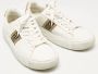 Versace Pre-owned Leather sneakers White Dames - Thumbnail 3