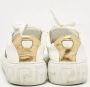 Versace Pre-owned Leather sneakers White Dames - Thumbnail 4