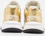 Versace Pre-owned Leather sneakers Yellow Dames - Thumbnail 5