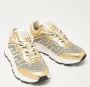 Versace Pre-owned Leather sneakers Yellow Dames - Thumbnail 4