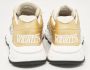 Versace Pre-owned Leather sneakers Yellow Dames - Thumbnail 5