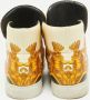 Versace Pre-owned Leather sneakers Yellow Heren - Thumbnail 4