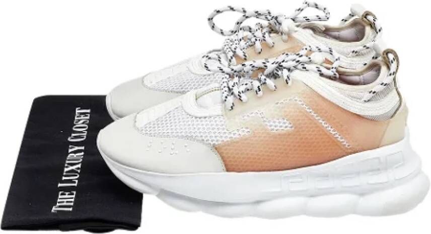 Versace Pre-owned Mesh sneakers White Dames